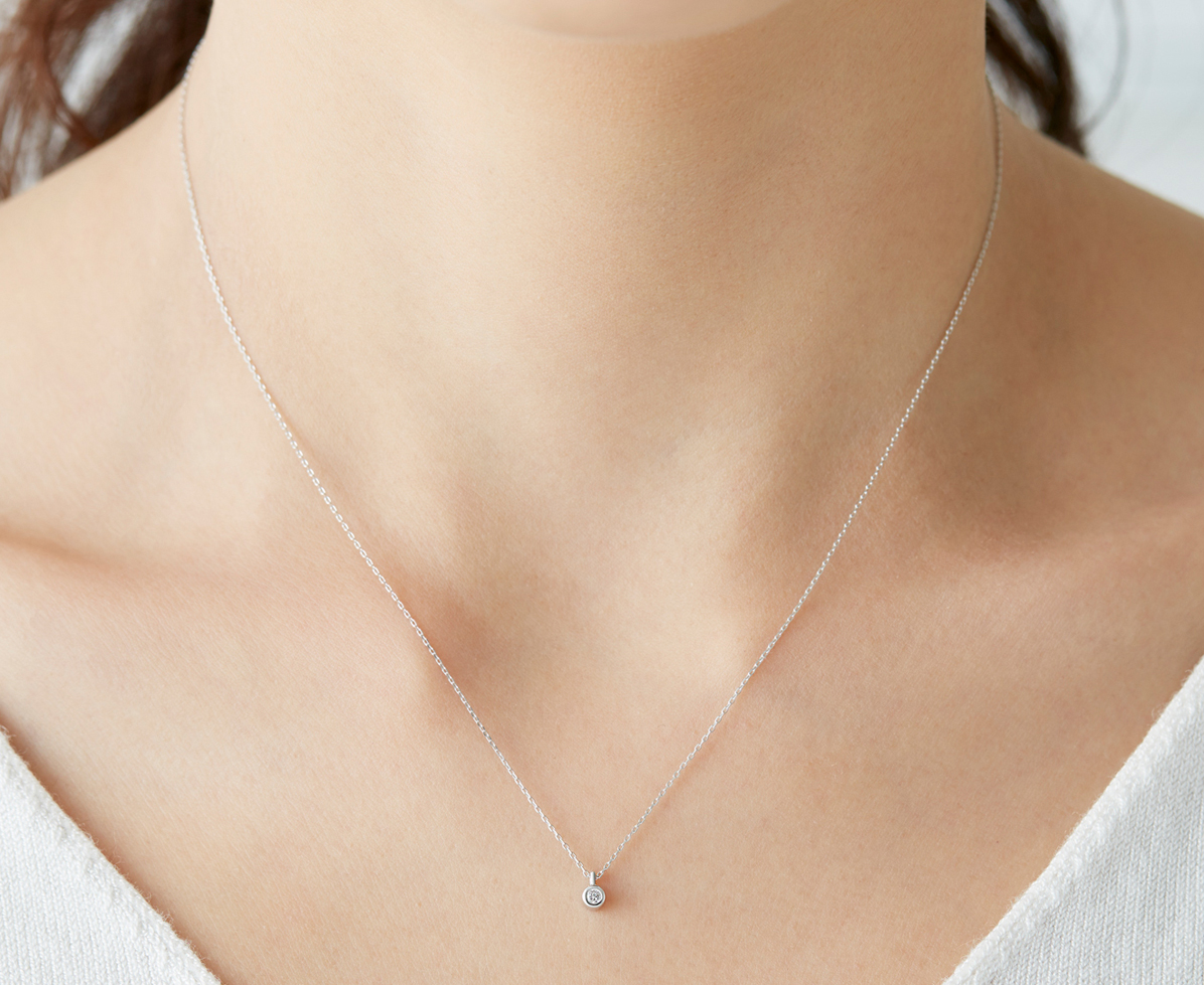 Anniversary diamond necklace hotsell
